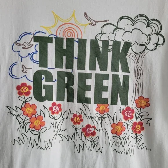 "Think Green" T-Shirt - Picture 4 of 7